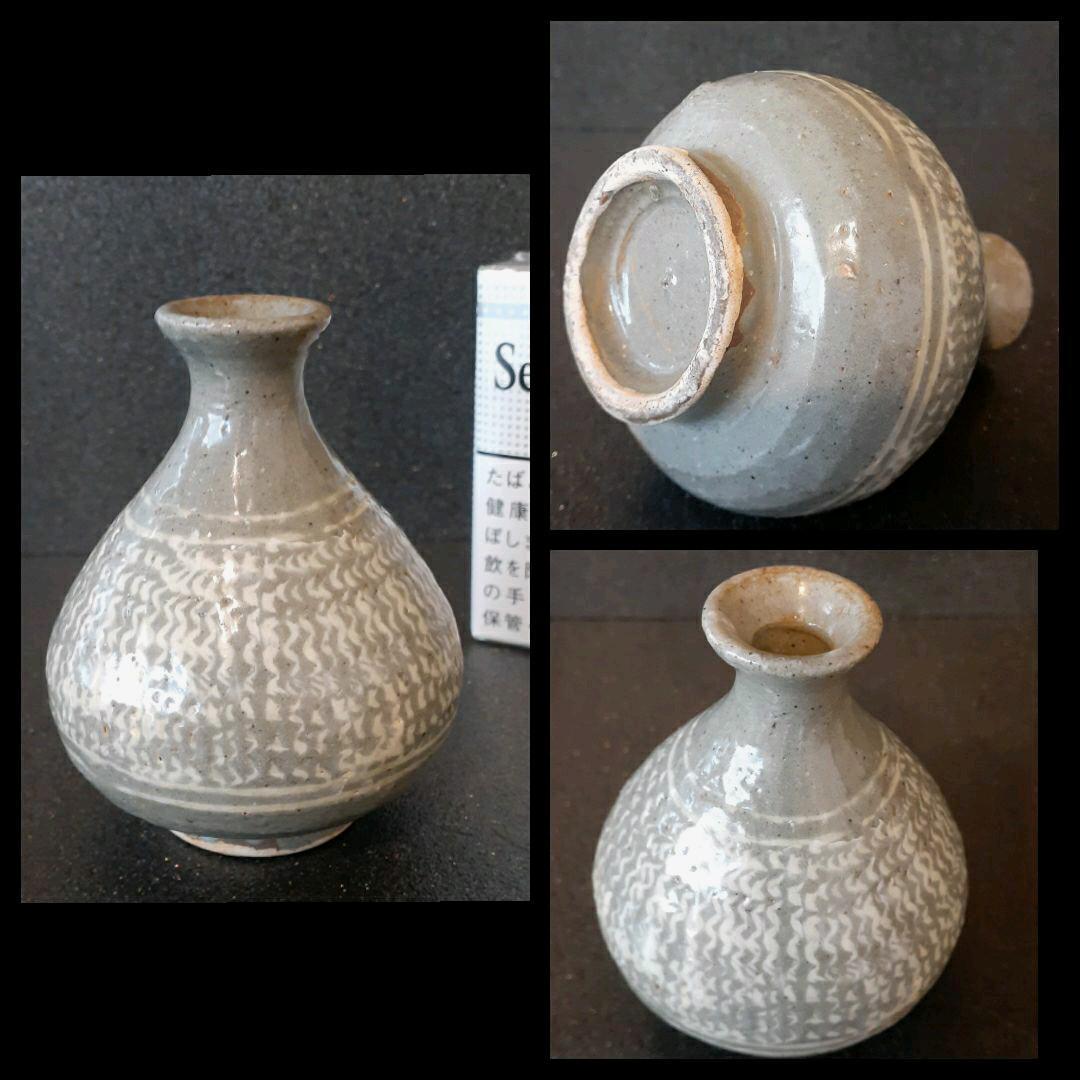 ください ヤフオク! 三島手 小徳利 小壺 油壺 花... - 李氏朝鮮時代 李