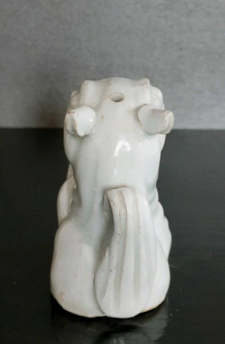 【安い好評】中国古美術　中国古陶磁器　古玩　宋時代　影青　青白磁　獣　うさぎ形　水滴　書道具 清