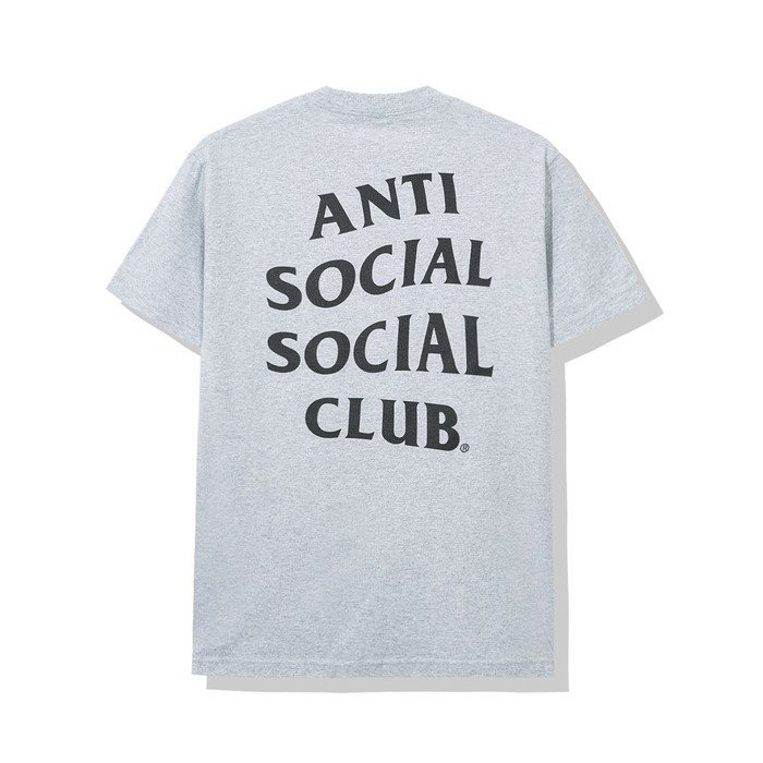 Anti Social Social Club アンチソーシャルソーシャルクラブ Grey グレー M 半袖 Tシャツ メンズ レディース 海外ブランド ストリート系