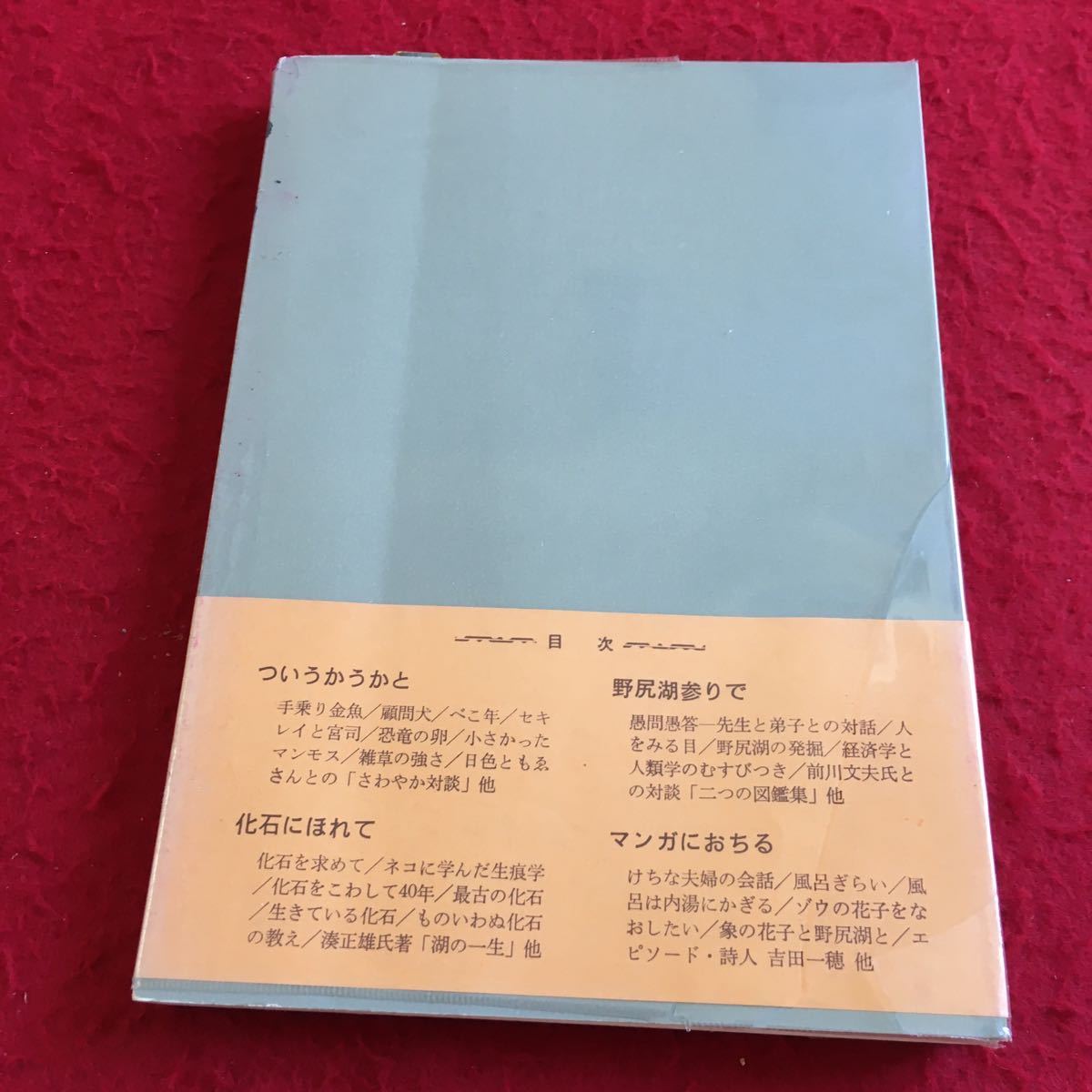 Y19-061 野尻湖参り 続・化石のつぶやき 軽妙洒脱 井尻正二 共立出版 書き込み有り 昭和52年初版第一刷発行 ついうかうかと 化石にほれて_傷あり