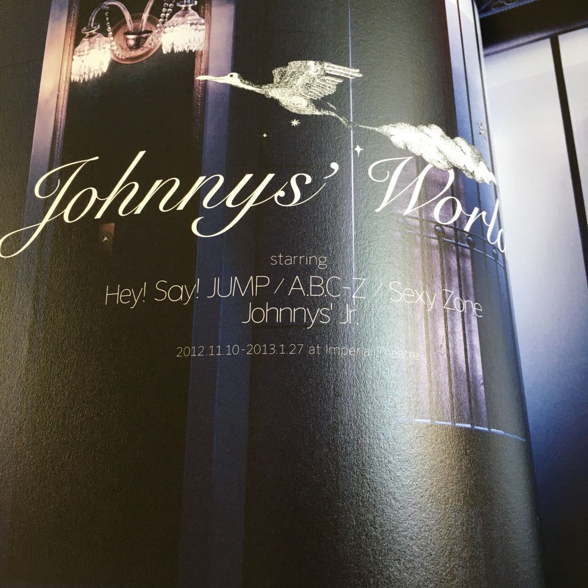 Y19-154 ジャニーズ ワールド 帝国劇場 Hey!Say!JUMP ABC-Z SexyZone ジャニーズJr. 2012-2013 写真集 アーティスト 東宝 音楽 シアター_画像3