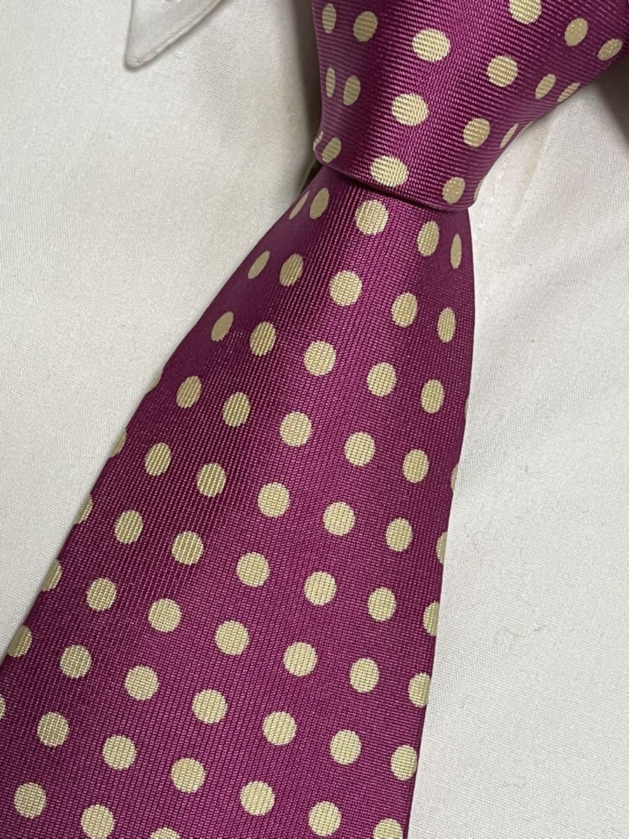  beautiful goods "Ralph Lauren purple label" Ralph Lauren purple lable Polka dot brand necktie 205089