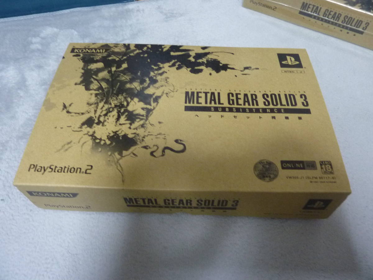 未使用品 METAL GEAR SOLID 3 SUBSISTENCE ヘッドセット同梱版 メタル