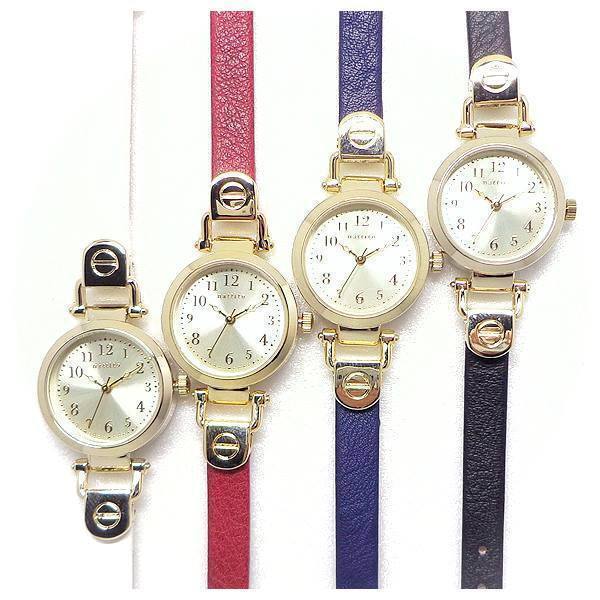 レディース 腕時計 ファッション ウォッチ レディス 日本製ムーブ使用 TQKS145-6 ブラック おしゃれ 軽量 3針 クォーツ 革ベルトの画像3