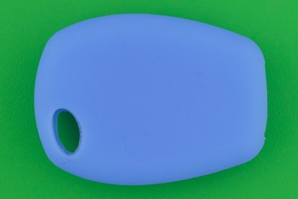 ルノー  3ボタンキーレス用 シリコンカバー 青色の画像2
