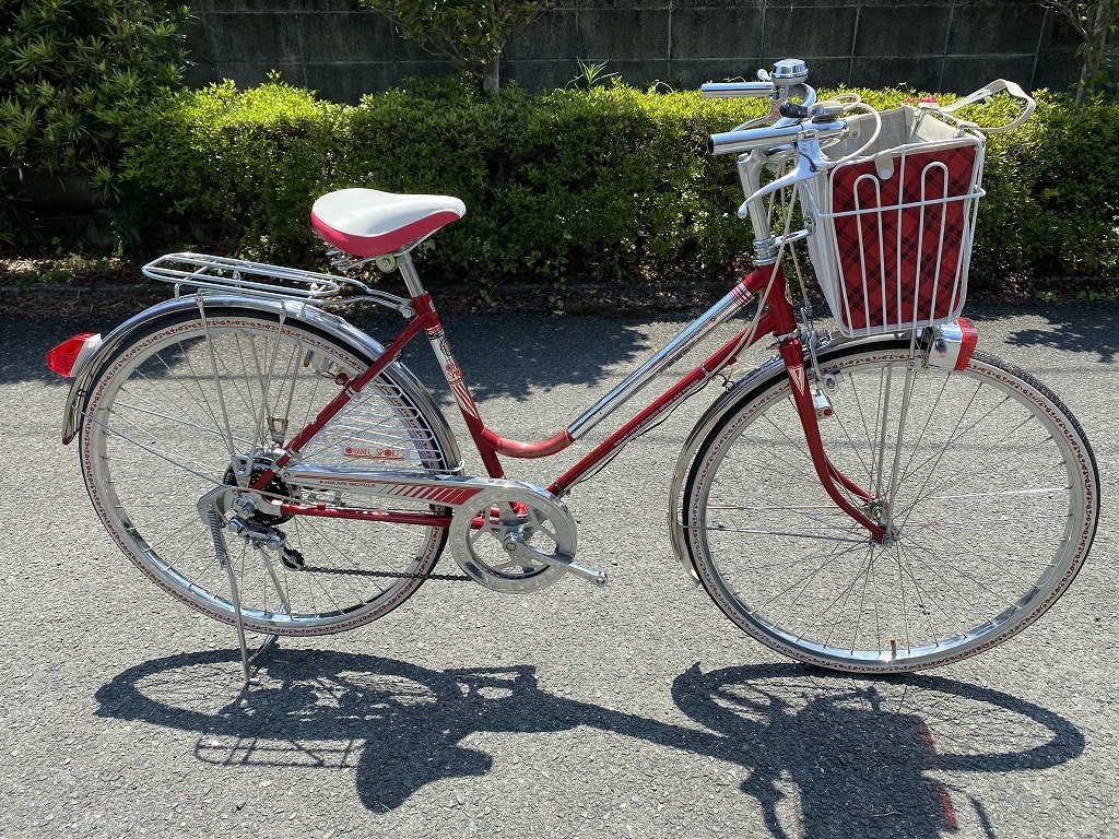 プレゼント 昭和レトロ 光自転車 シャネルスポーツ ２６型５段変速 ...