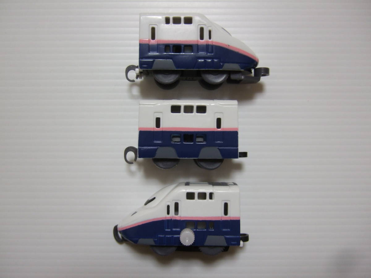 [*E4 series Shinkansen Max( current model obi color :.. color )4 both ] car window full .! double decker compilation [ Capsule Plarail ]