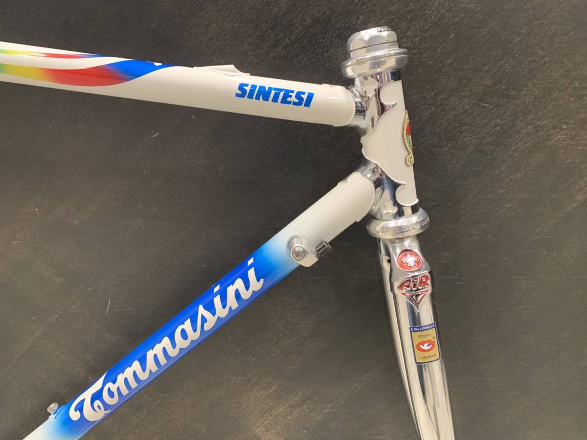 【美品】Tommasini SINTESI　フレームセット　シートピラー・ステム・ハンドル付き　クロモリ_画像2