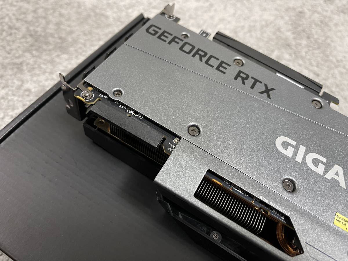 保証付 非LHR GIGABYTE GeForce RTX 3090 GAMING OC 24G 低頻度使用 箱・備品すべて有 送料無料 GV-N3090GAMING OC-24GD_画像9