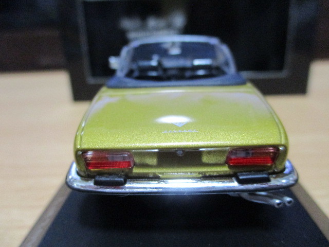  Minichamps 1/43 [ Peugeot 504 кабриолет ] 1974y Gold * металлик * стоимость доставки 400 иен ( letter pack почтовый сервис отправка )