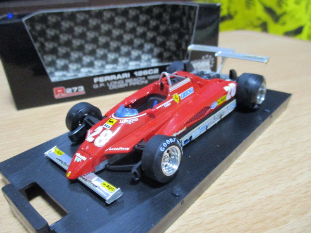 ブルム 1/43 「 フェラーリ126C2 」 #28 1982ｙ ロングビーチGP ・送料 400円（レターパック発送）_画像1