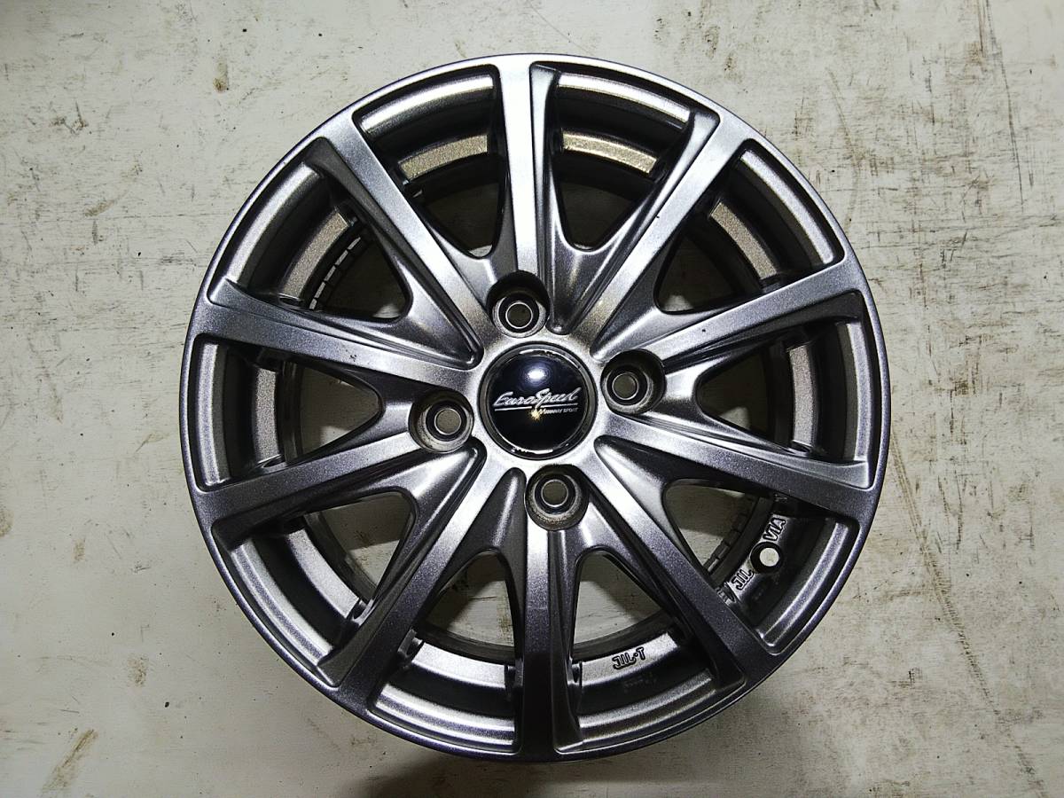 #13-365 MANARAY EURO SPEED 社外品アルミホイール 13x5B 4穴100 ET35 良品大特価 中古売切り4本SET_画像2