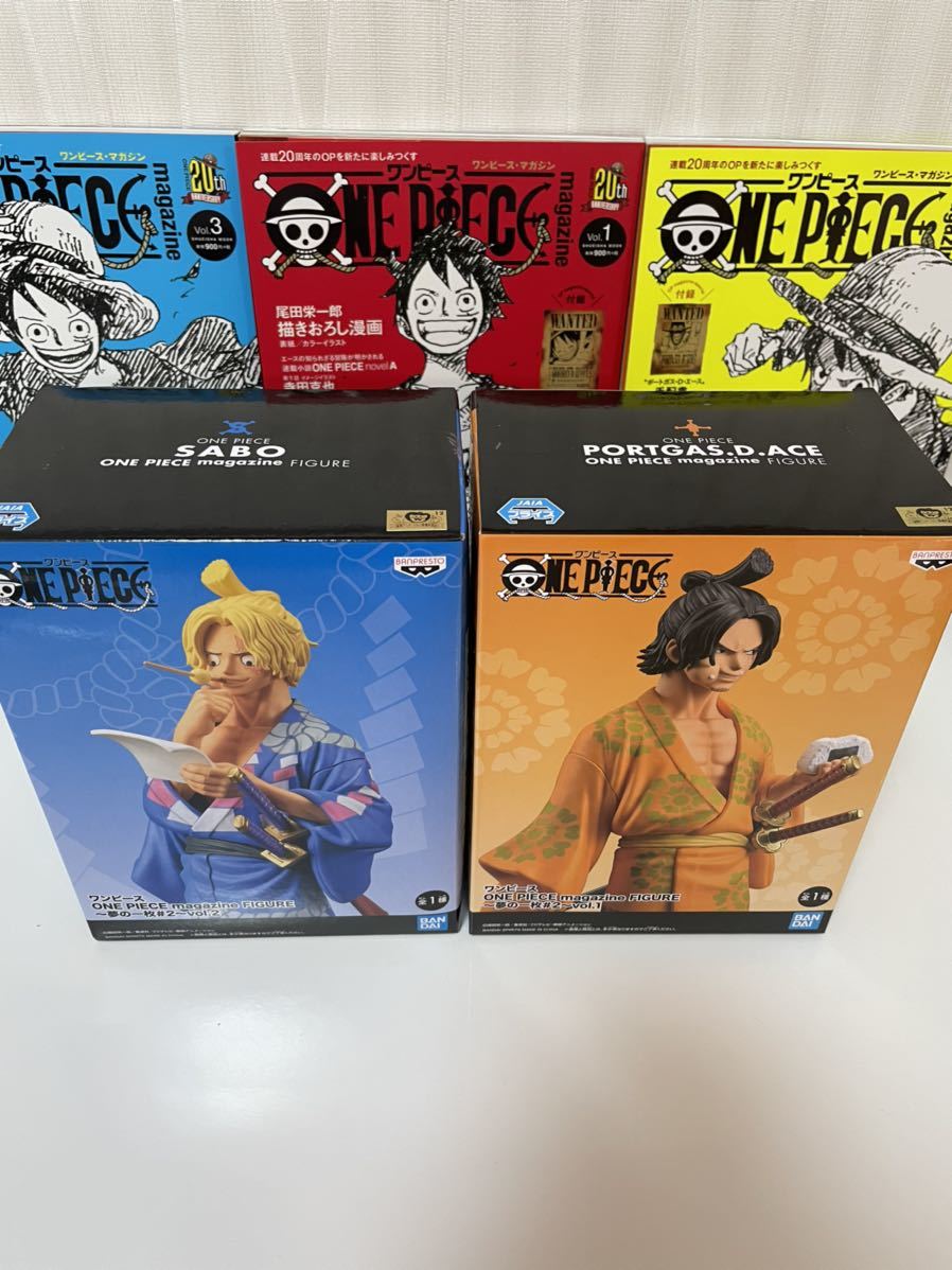 ワンピース フィギュア 全2種 エース サボ Magazine One Piece 夢の一枚 Asl 三兄弟 One Piece 売買されたオークション情報 Yahooの商品情報をアーカイブ公開 オークファン Aucfan Com