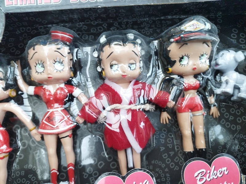 Betty Boop(beti Chan )LimitedBOOP-OOP-EDITION Collectible Bendable Set( фигурка 