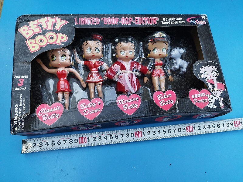 Betty Boop(beti Chan )LimitedBOOP-OOP-EDITION Collectible Bendable Set( фигурка 