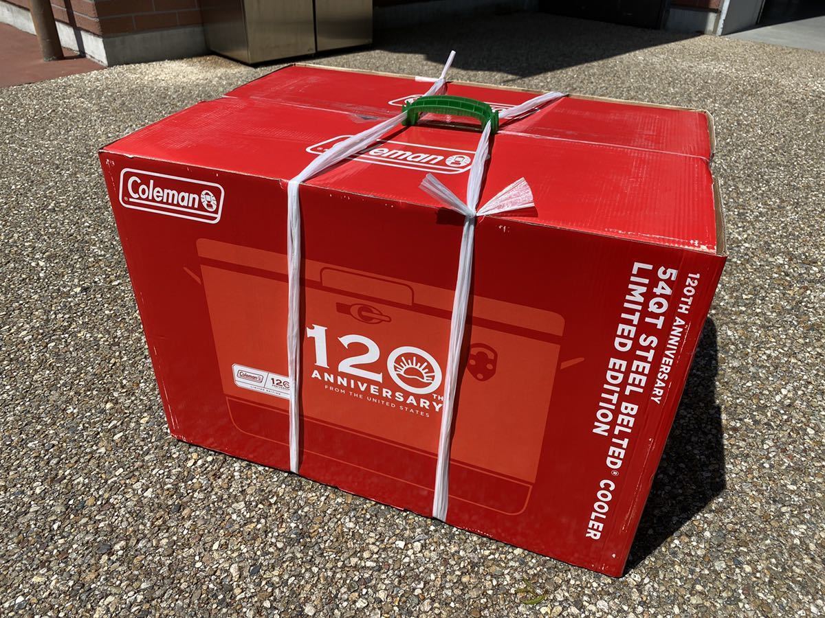 コールマン クーラーボックス 120thアニバーサリー スチールベルト