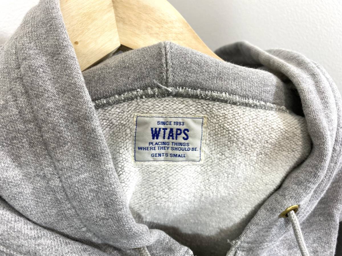 WTAPS 13AW DESIGH ZIP UP SWEATER S ジップパーカー グレー 裏起毛 スウェット ジップアップ ダブルタップス_画像4