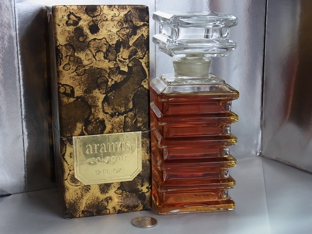 稀少 ヴィンテージ ARAMIS アラミス cologne decanter コロン 12FL.OZ デキャンター 香水瓶,ボトル/used コレクション,ディスプレーに_画像1
