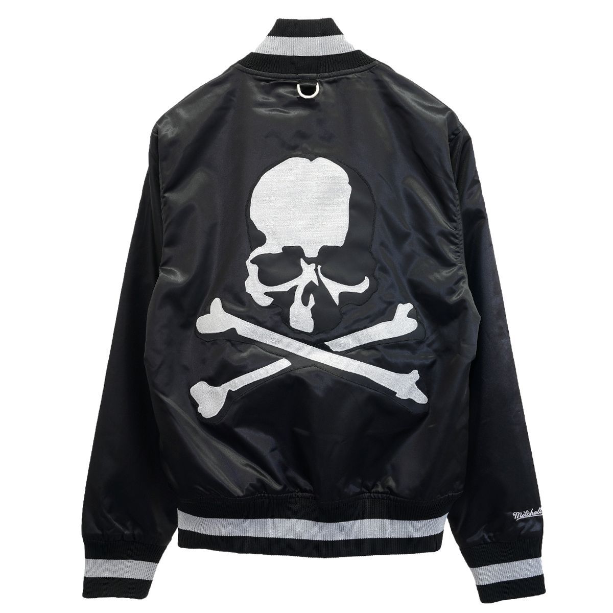 国内新品Mastermind Japan x Mitchell ＆ Ness VARSITY JACKET サイズL 銀糸ラメ マスターマインド ジャパン ワールド WORLD_画像1