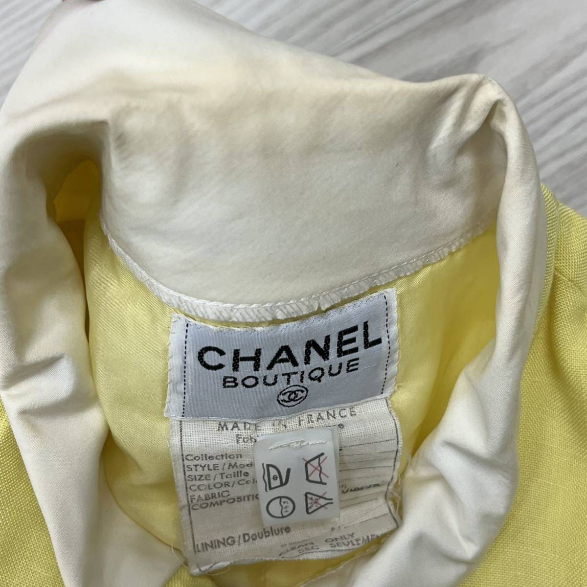 高級 CHANEL シャネル Vintage ヴィンテージ オールド 手書きタグ ココ