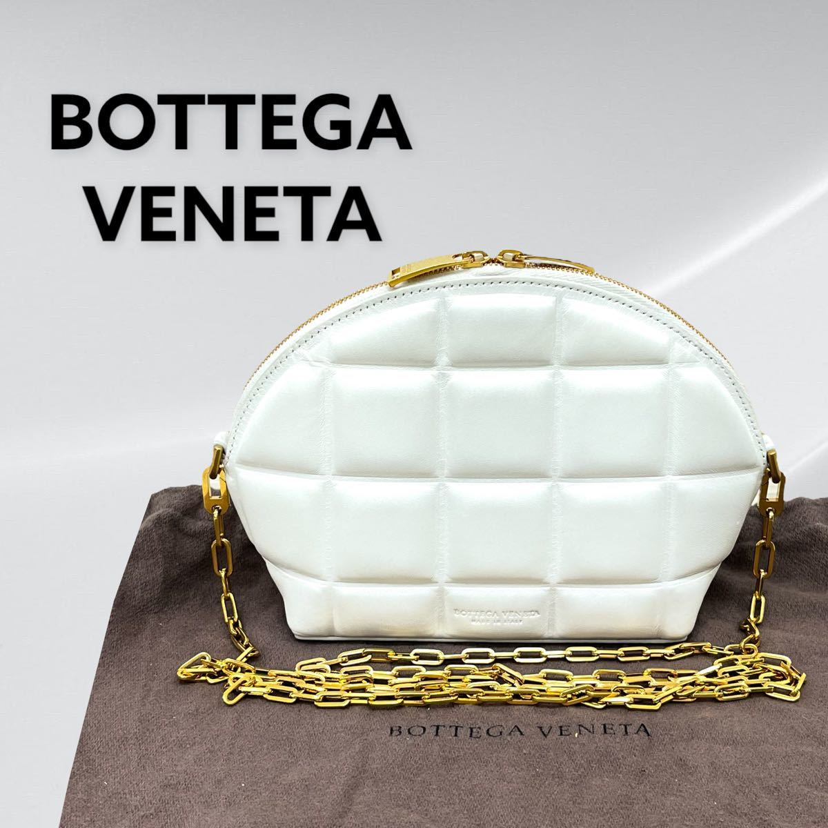 確実正規品 ボッテガヴェネタ ホワイトトートバッグ 定価40万-