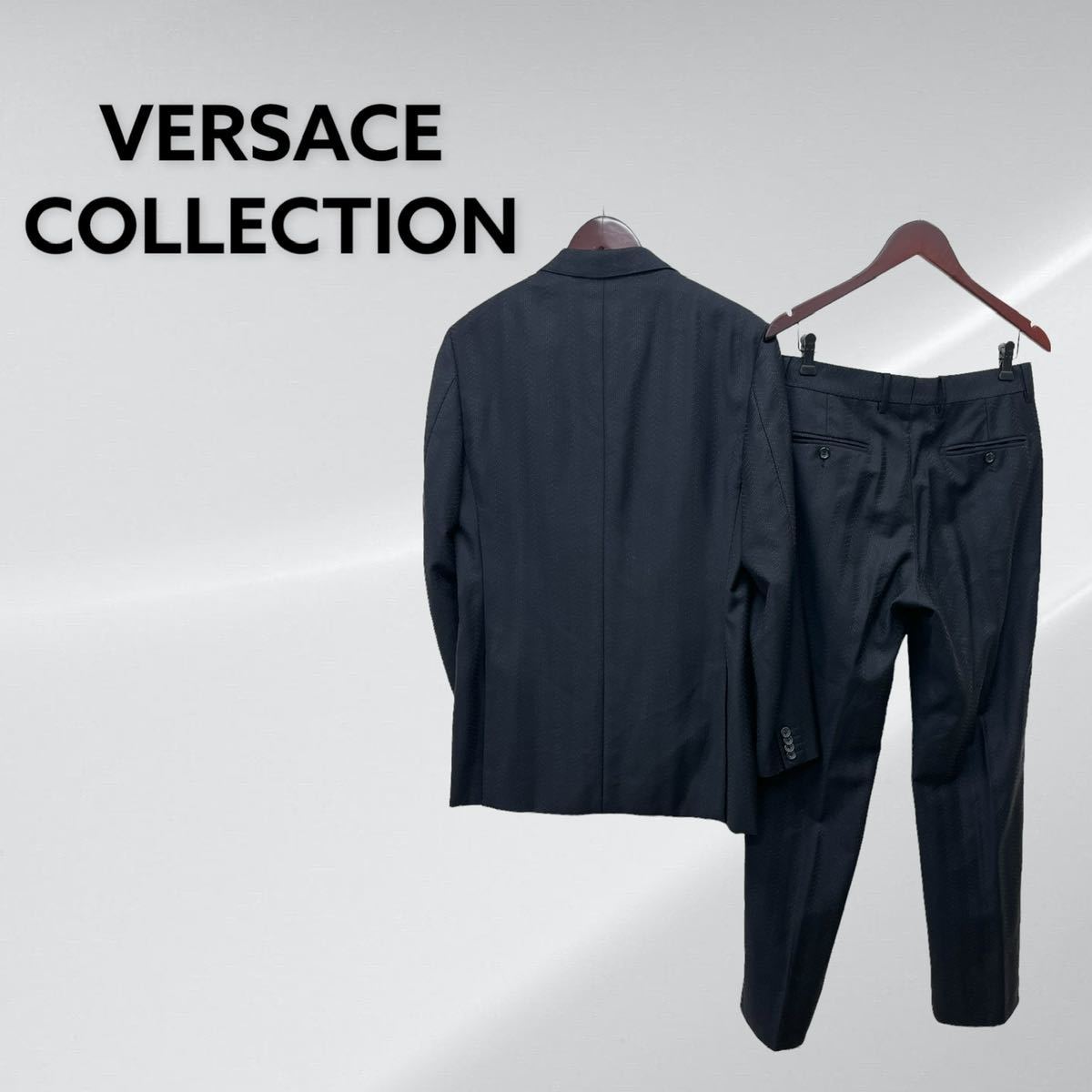 季節のおすすめ商品 VERSACE チェック柄 ウール テーラードジャケット