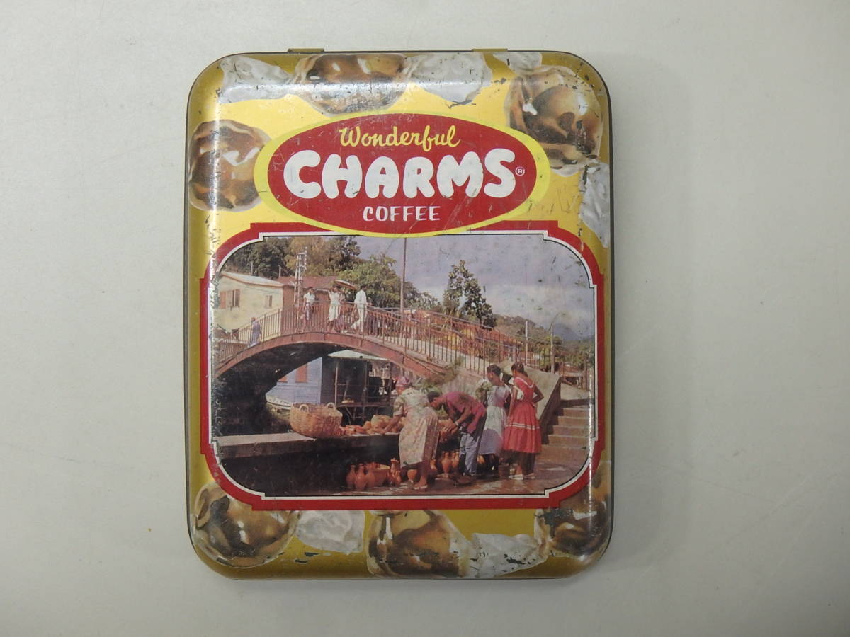 当時物　◆　CHARMS COFFEE CANDY　チャームスコーヒーキャンディー　◆　空の缶_画像1