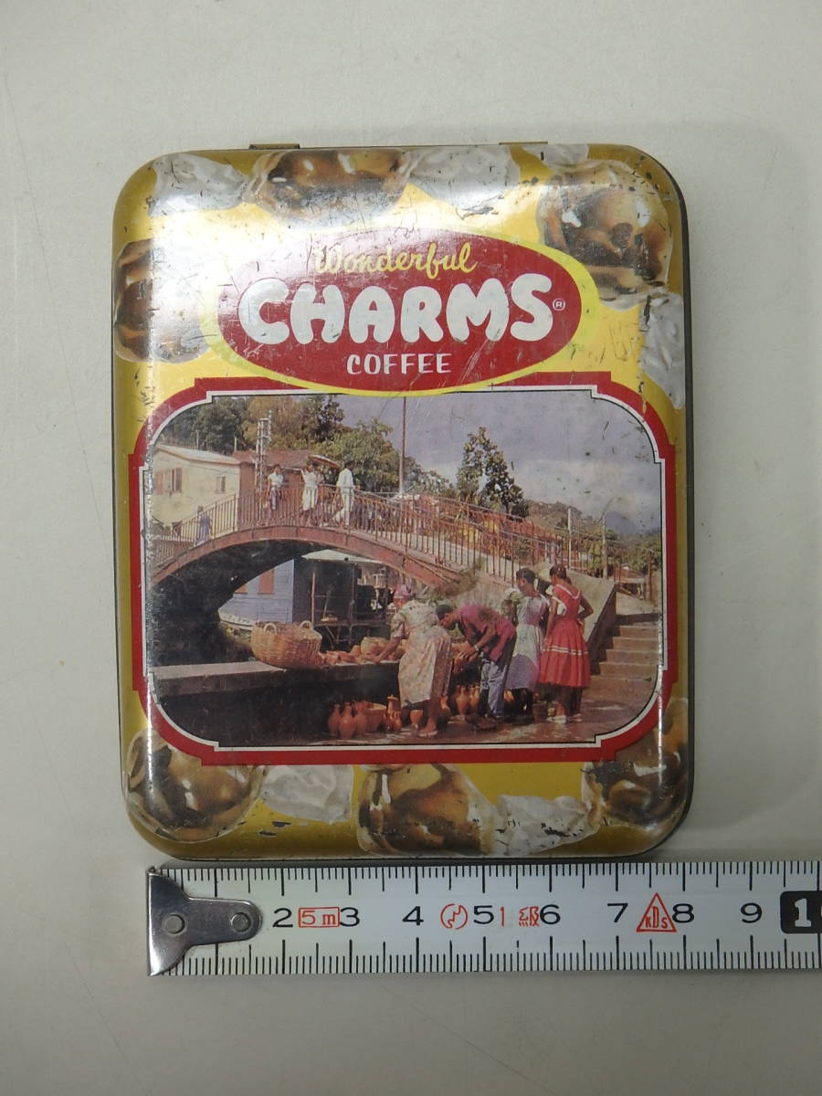 当時物　◆　CHARMS COFFEE CANDY　チャームスコーヒーキャンディー　◆　空の缶_画像8