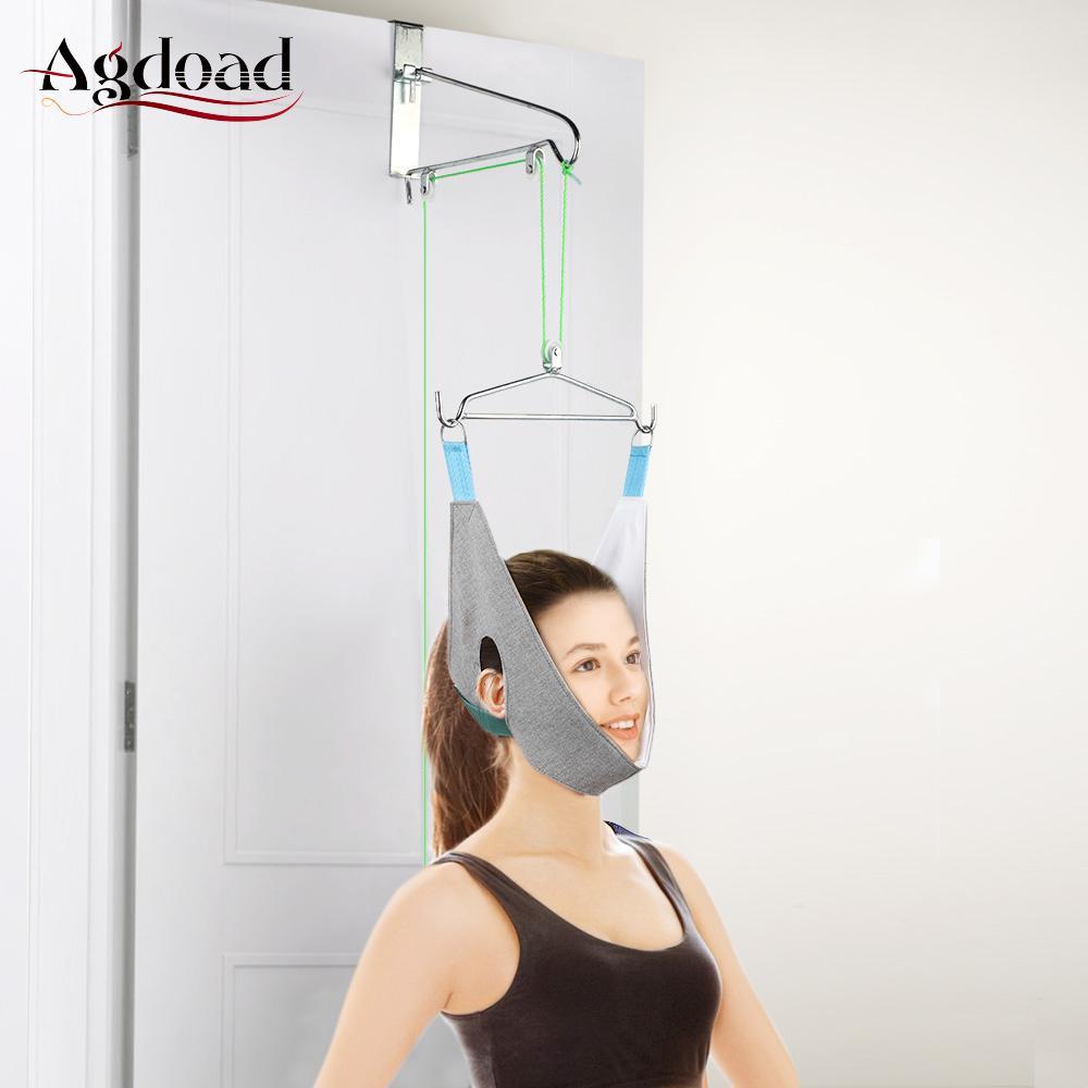 A1204.. lowering neck traction belt posture collector support neck stretch ache mitigation Cairo pra ktik.. traction hammock 