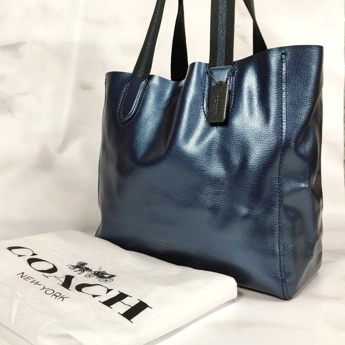 未使用級 1円〜】極美品 COACH コーチ メンズ ビジネスバッグ トート
