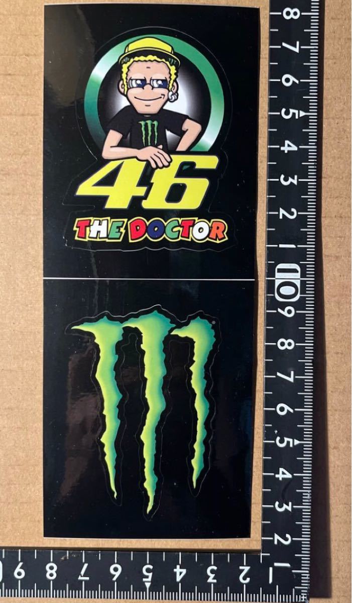 モンスターエナジー V・ロッシ VR46 非売品 ステッカー 3枚セット