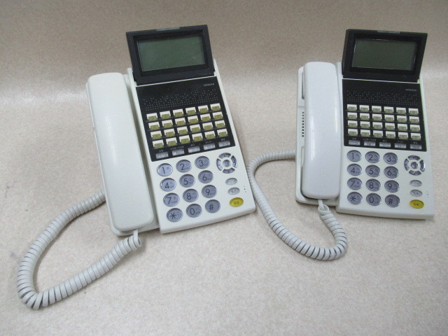 Ω PA 322s 保証有 日立 MX/CX HI-24D-TELSD 24ボタン多機能電話機 2台 動作OK・祝10000！取引突破！