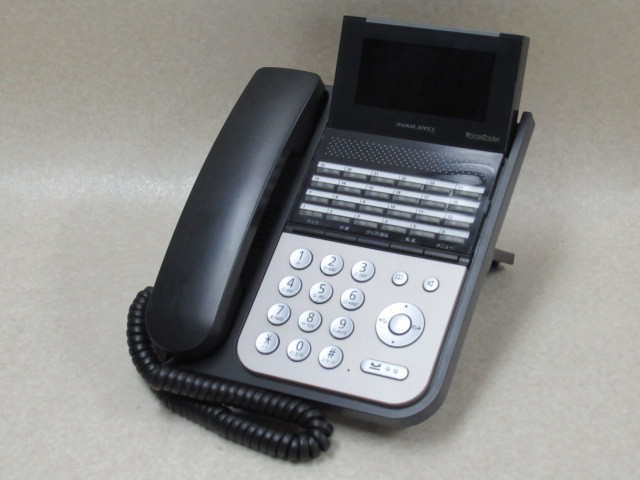 Ω XH1 2615 ∞ 保証有 キレイめ 17年製 ナカヨ 漢字表示対応SIP電話機 IP-24N-ST101B(B) 動作・初期化OK・祝10000！取引突破！