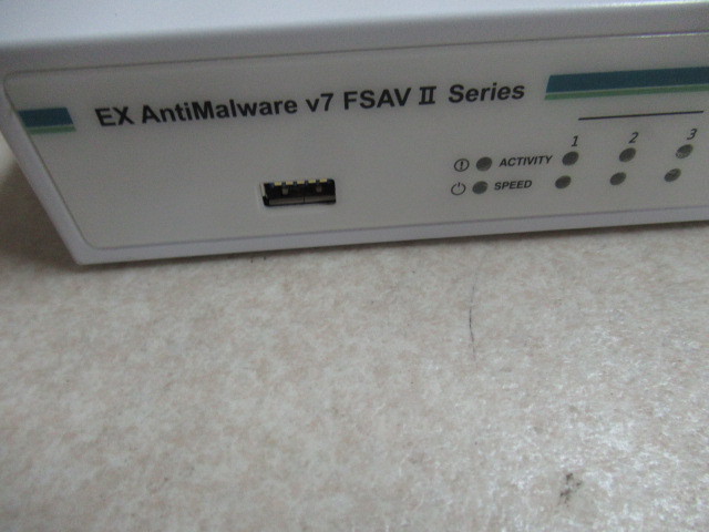 Ω保証有 ZF1★20244★EX AntiMalwave v7 FSAVⅡ series Ahkun 統合脅威管理[UTM] (= Check Point L-71のOEM品) 領収書発行可能 キレイ_画像3