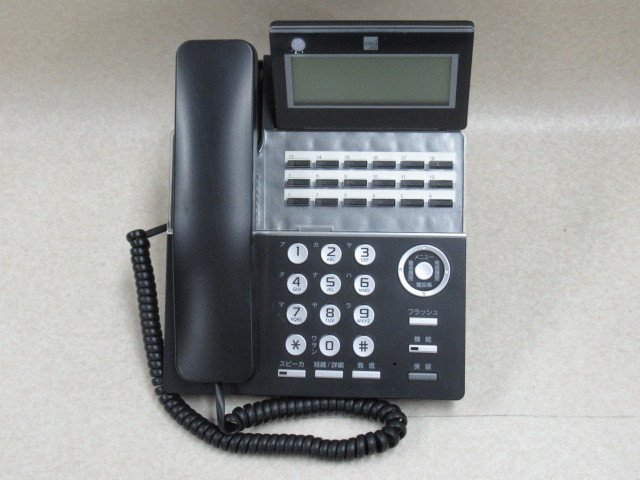 ▲Ω XH1 1968 ∞ 保証有 キレイめ 19年製 SAXA サクサ TD810(K) 18ボタン標準電話機 動作OK・祝10000！取引突破！