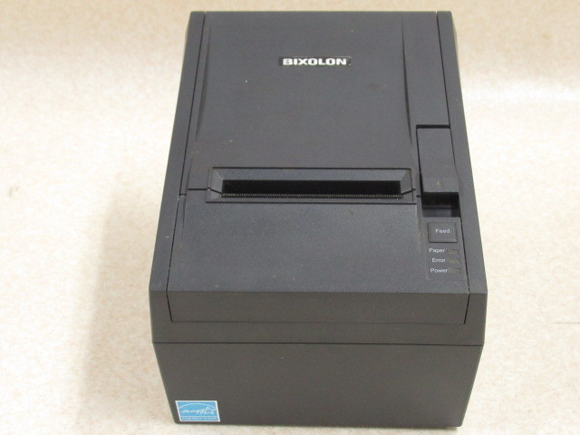 Ω ZV3 2309 ∞ 保証有 BIXOLON SRP-330 レジプリンター レシートプリンター AC付 動作OK・祝!!10000取引突破!!_画像2