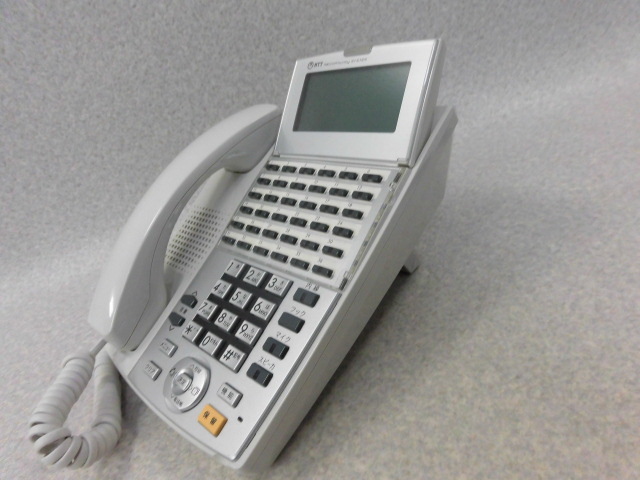 ▲O 10701※・保証有 東12年製 NTT NX-(36)IPTEL-(1)(W) IP電話機 きれい 同梱可 10000取引突破！_画像3