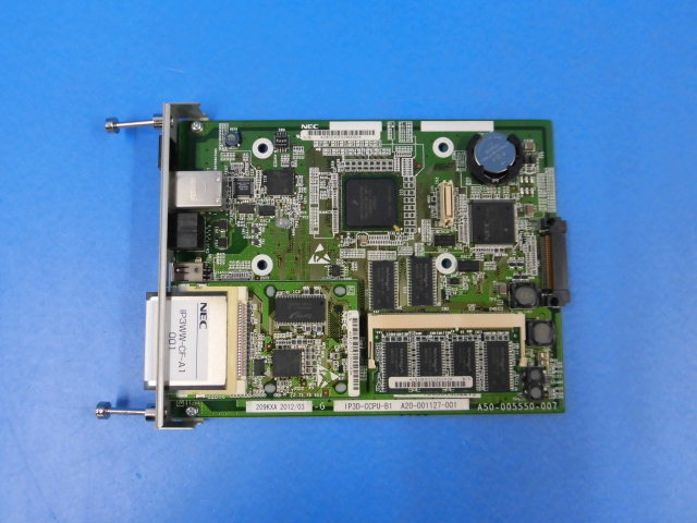 5376r◆) 保証有 NEC AspireX CPU Bユニット IP3D-CCPU-B1 (Ver L-9.00)+IP3WW-CF-A1 フリーポートx1 ナースコール×１_画像1