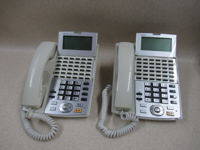 Ω ZG1 9964※保証有 NTT NX-(36)STEL-(1)(W) 36ボタン標準スター電話機 2台・祝10000！取引突破！