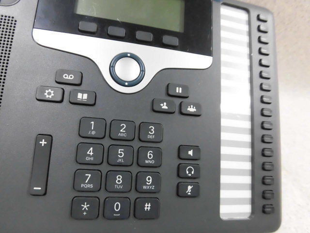 ▲Ω ZZF2 1721♪ 保証有 キレイめ シスコ Cisco IP Phone CP-7861-K9 IP電話機 2台セット ・祝10000！取引突破！_画像3