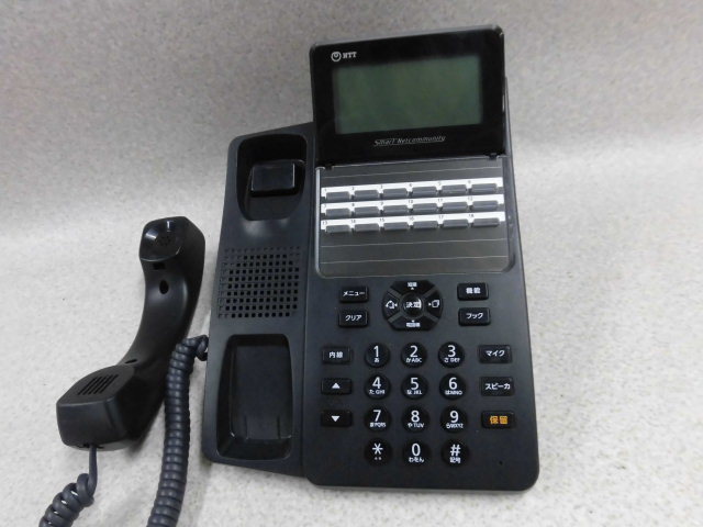 ▲Ω ZZX1 3632※保証有 NTT αA1 18ボタンスター電話機 A1-(18)STEL-(2)(K) 東18年製 N1対応