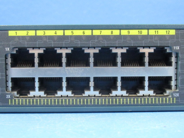 ▲Ω ZPC 10597＃ 保証有 WS-C2960-24-S シスコ Cisco Catalyst 24ポート スイッチ 領収書発行可能_画像3