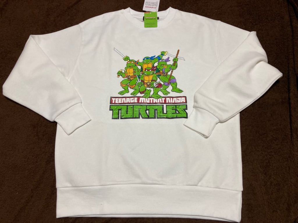 【Lサイズ】新品 ミュータント タートルズ スウェット トレーナー /ヴィンテージ 裏起毛スウェットトレーナーTeenage Mutant Ninja Turtles_画像2