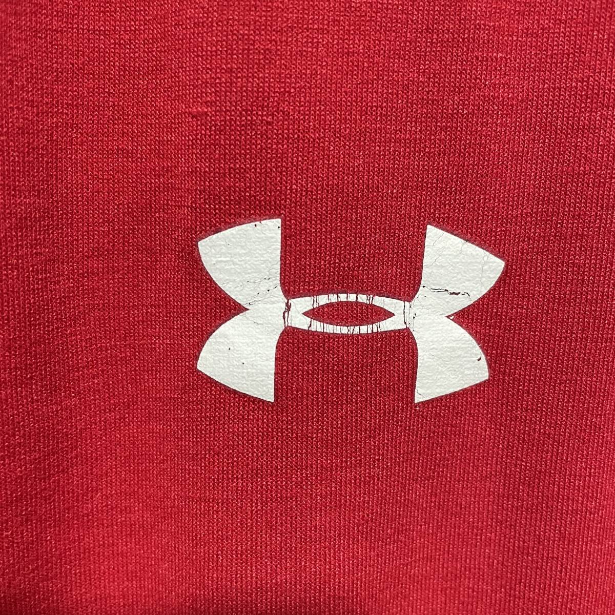 ☆送料無料☆UNDER ARMOUR☆アンダーアーマー☆ルーズフィット半袖Tシャツ☆SM☆ストレッチ☆赤☆e22c_画像3