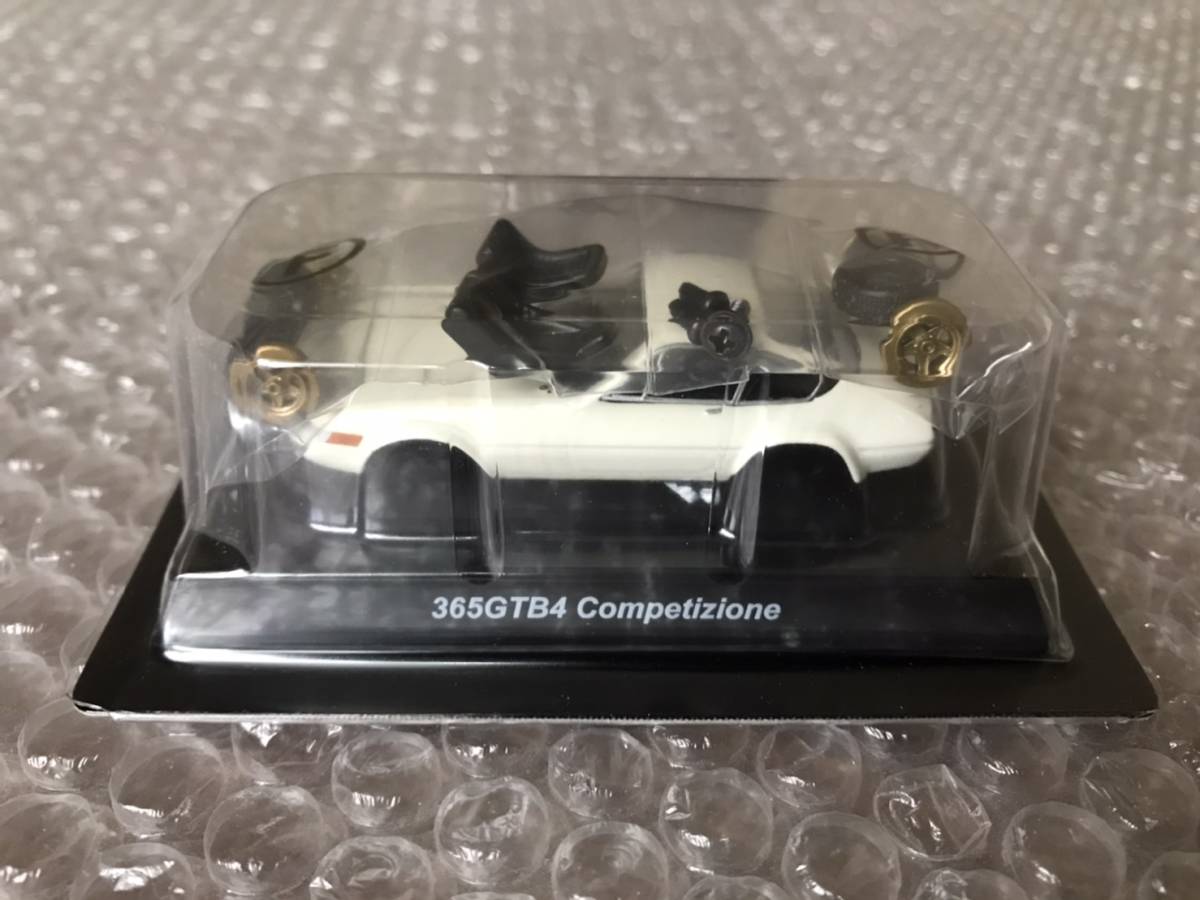 ◆サークルＫ◆ 京商 1/64 フェラーリ 6 365 GTB4 Competizione コンペティツィオーネ (ホワイト）◆の画像3