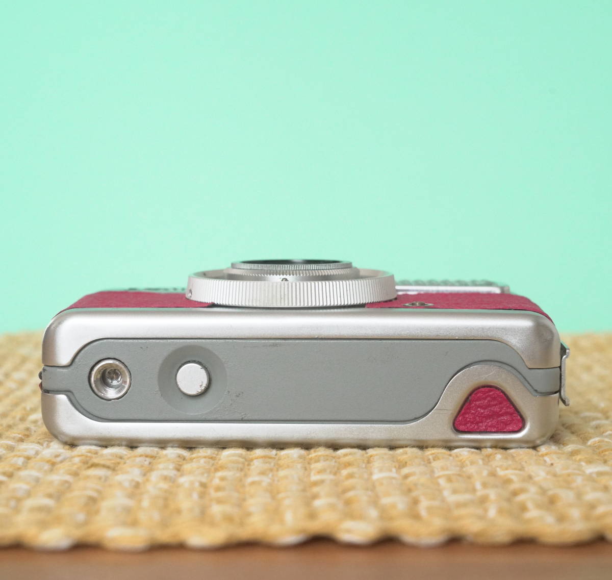 完動品◎CANON Demi フィルムカメラ レア 赤 フィルムカメラ #714