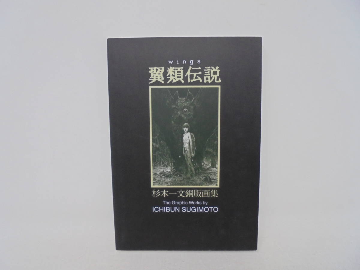 直筆サイン・識語入り！【 翼類伝説 wings 】杉本一文銅板画集 2002年初版 識語・署名・サイン本_画像1