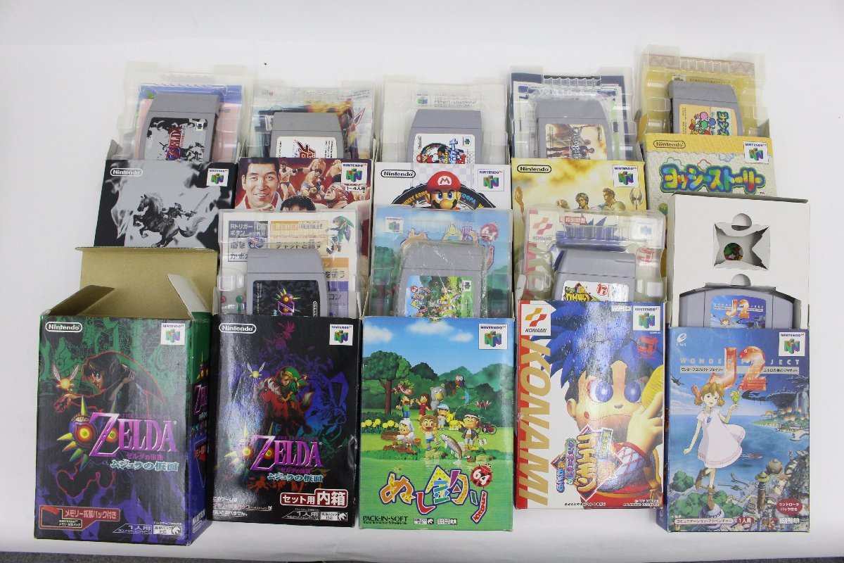 任天堂◇NINTENDO64 本体&ソフトまとめセット「ゼルダ 任天堂◇NINTENDO64 本体&ソフトまとめセット「ゼルダ