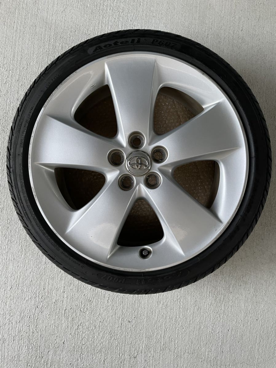 プリウス 30 ツーリングホイール 205/40/17 美品 バリ山 プリウス 30 ツーリングホイール 205/40/17 美品 バリ山