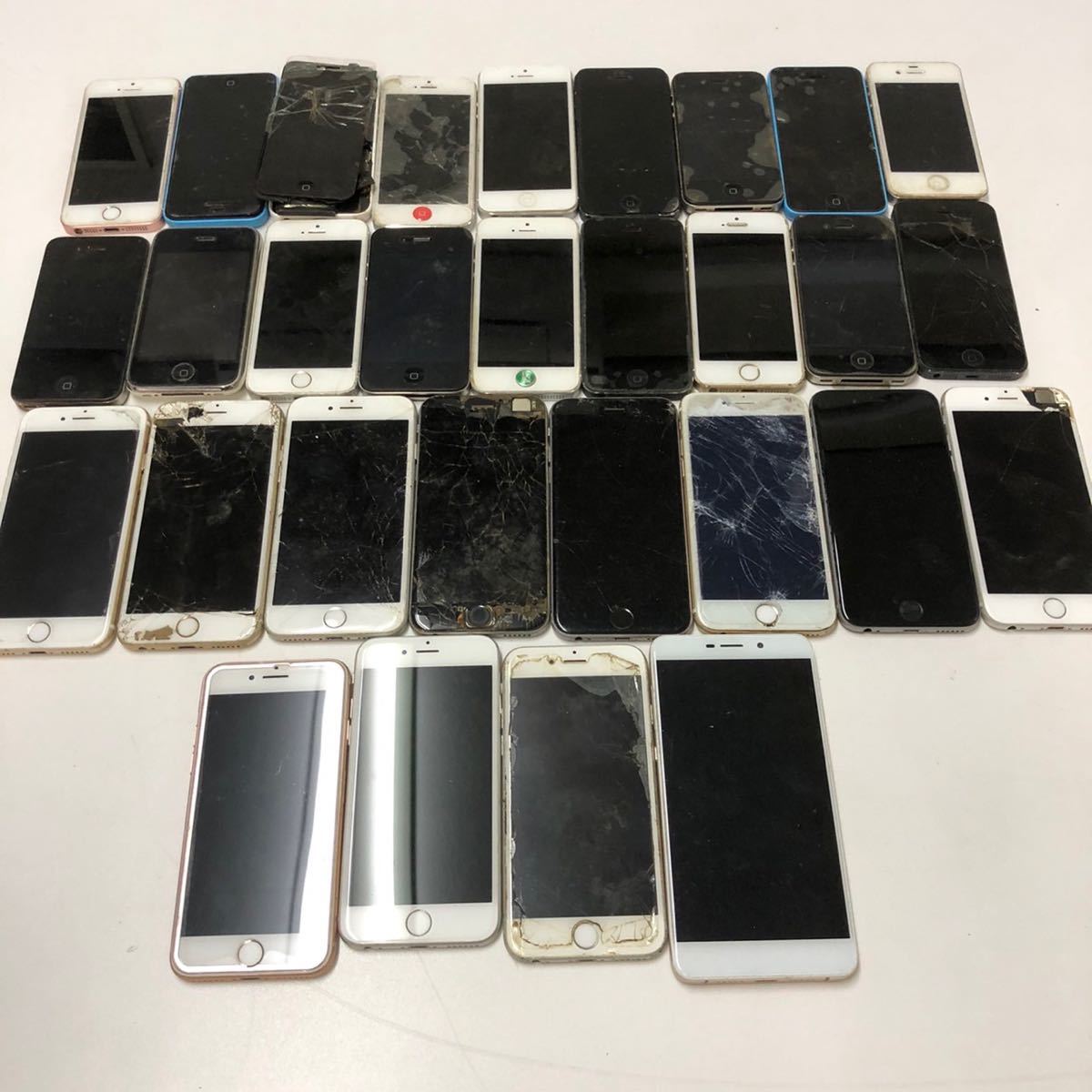 F019)Apple iPhone スマートフォン まとめて 大量 セット ジャンク